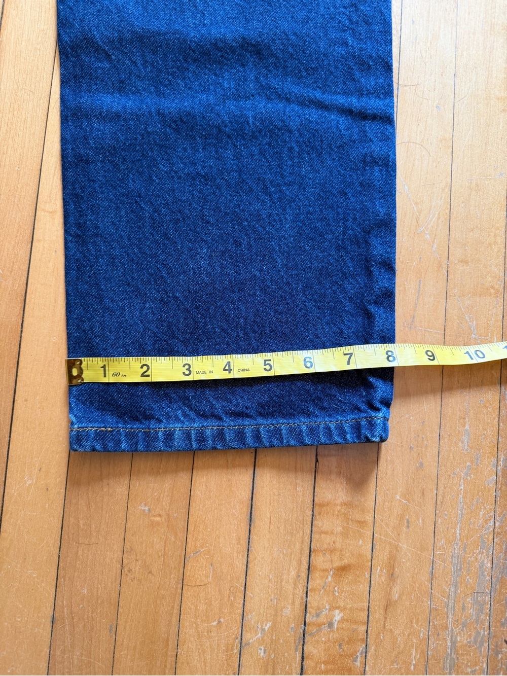 Vintage Levis Orange Tab 20505-0217 Jeans Dark Indigo Wash Denim Sz. 34x29 - Picture 5 of 12